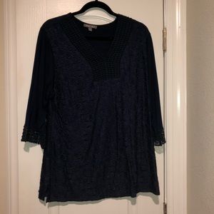 Navy blue tunic